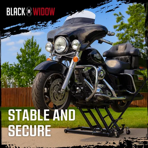 Vista 5 de Black Widow BW-0101 elevador hidráulico para motocicleta