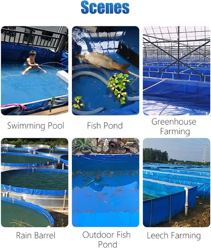 Vista 2 de LZMZMQ Albercas para adultos/niños, piscinas rectangulares pequeñas, para natación en interiores y exteriores, piscinas marcadas/piscinas sobre