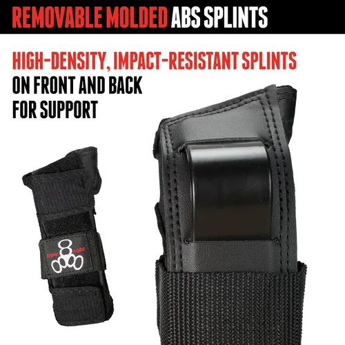 Vista 2 de Triple Eight WRISTSAVER Wrist Guards – Ideal for Skateboarding, in-line Skating, and Roller Skating