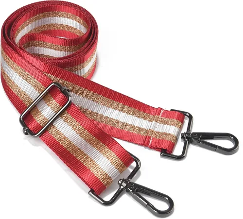 Vista 65 de LVYOUME Correa para bolso, accesorios plateados, correas anchas para bolsa, correa de hombro ajustable para bolsos