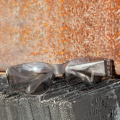 Vista 5 de Lentes de seguridad con protección envolvente resistente a arañazos, lente de policarbonato resistente a impactos ANSI Z87.1 Scratch & Impact