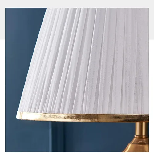 Vista 5 de Lámpara de mesa de cerámica china para sala de estar, decoración retro, lámpara de escritorio, dormitorio, cama, lámpara de luz cálida, estudio
