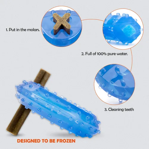 Vista 4 de Pet Products Arctic Freeze Fetch - Mordedor refrescante para alimentos (2 unidades)