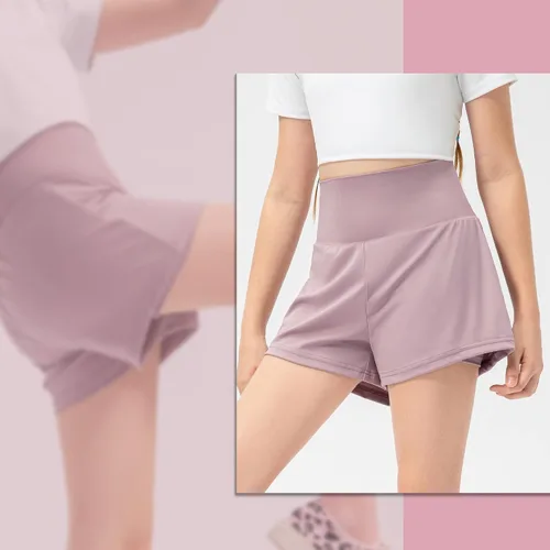 Vista 3 de Pantalones cortos deportivos de fútbol para adolescentes, niñas, jóvenes, baloncesto, correr, gimnasio, entrenamiento, en capas, pantalones cortos