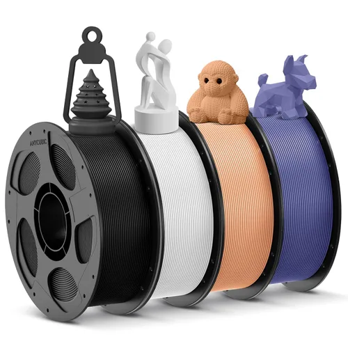 Vista 55 de ANYCUBIC - Filamento PLA para impresora 3D de 1.75 mm (1/16 pulgadas), RFID, precisión dimensional de +/- 0.02 mm, bobina de 2.2 libras), color 0.2