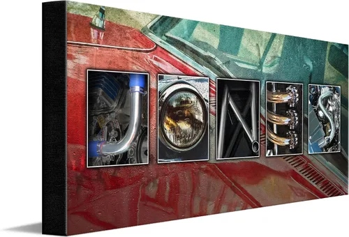 Vista 32 de Personal-Prints Decoración personalizada de automóviles o regalo para el mecánico, entusiasta de los automóviles clásicos o los automóviles. Regalo