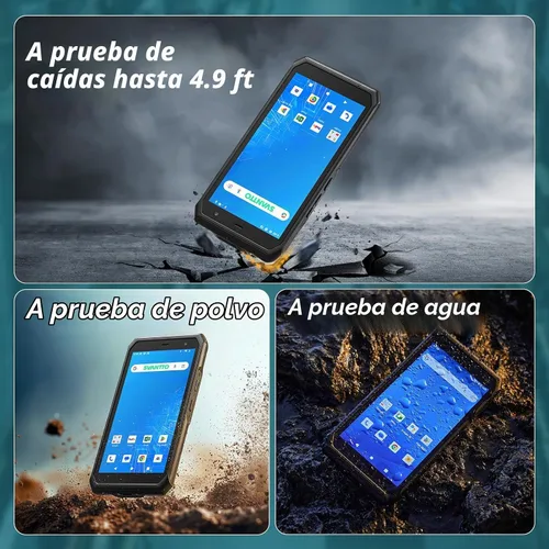 Vista 8 de SVANTTO Escáner de código de barras Android 13 con cargador de muelle, motor de escaneo de código de barras 1D/2D/QR, 4+64GB, Bluetooth 5.1, WiFi-6