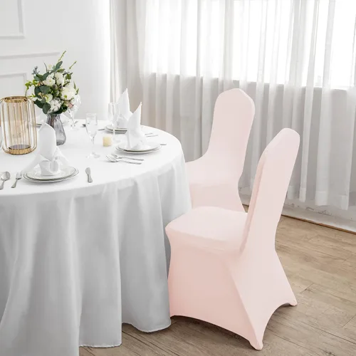 Vista 91 de Funda de elastano para silla, 12 unidades, fundas para silla, fundas para sillas de sala de estar, funda extraíble lavable y elástica para silla