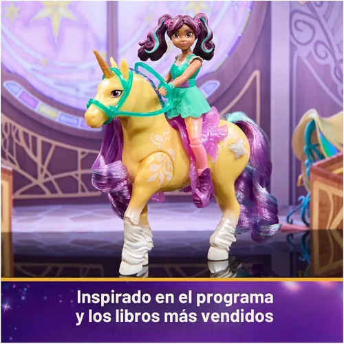 Vista 7 de Unicorn Academy Ava & Plant Magic Leaf, Dolls & Unicorn Toys, Ages 4+