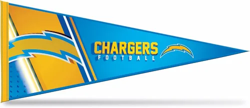 Vista 26 de Rico Industries NFL Football Primary 12" x 30" Felt Wall Décor Pennant - Great for Home/Bed Room/Man Cave Décor