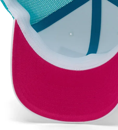 Vista 245 de Columbia Gorra de bola de malla Bandera antigua de malva/blanco/pescado