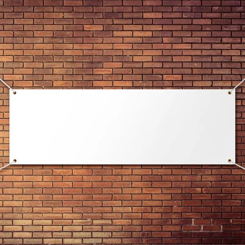 Vista 25 de Zonon Pancartas grandes en blanco y letreros de tela Oxford de poliéster para decorar con cuerda colgante para pared interior y exterior, carteles
