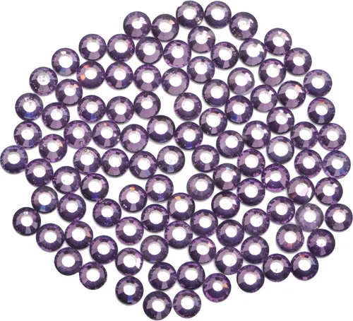 Vista 32 de 4500 unidades de diamantes de imitación de cristal de fijación en caliente con parte trasera plana HotFix gemas de cristal redondas de 0.079 Citrino