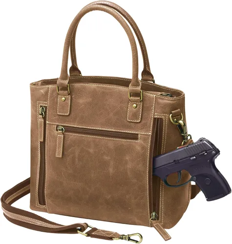 Vista 3 de Gun Tote'n Mamas Bolso, Marrón