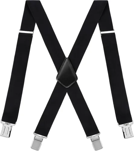 Vista 14 de Fasker Tirantes ajustables y resistentes para hombre Negro