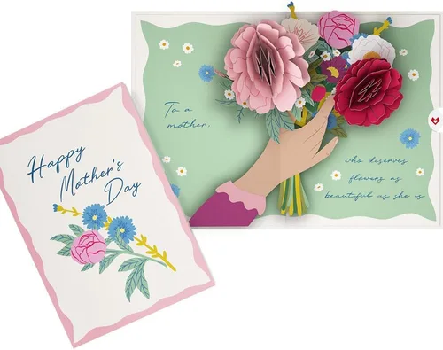 Vista 11 de Lovepop Tarjeta desplegable para el día de la madre para ella y él – Tarjetas de felicitación 3D para niños, niñas, hombres y mujeres – Tarjeta