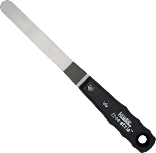 Vista 37 de Liquitex Cuchillo de pintura pequeño profesional Freestyle, n.º 1, plata/negro