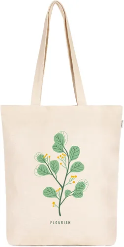 Vista 9 de Eco Right Bolsa de lona estética para mujer, cierre de cremallera, playa, compras, viajes, regalos para mujer