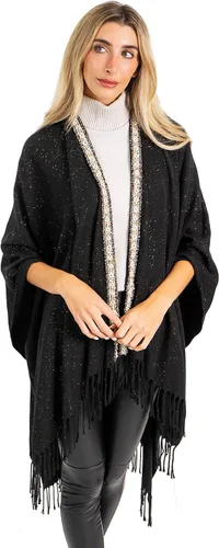 Vista 3 de Jessica McClintock Beach Cover Up Swimsuit Sheer Kimono Ruana Shawl Scarf Wrap