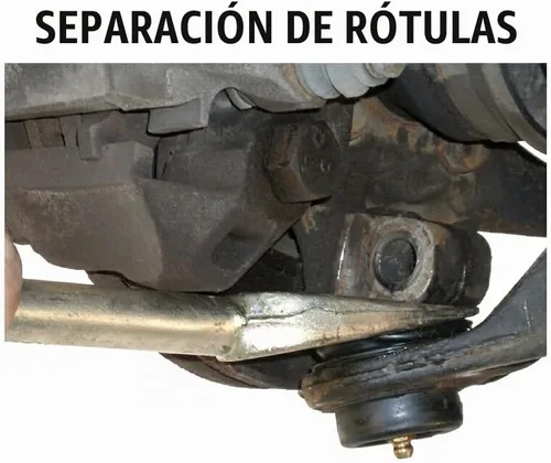 Vista 5 de Powerbuilt 648468 Barra de acoplamiento y separador de rótula, plata, 15/16 pulgadas.