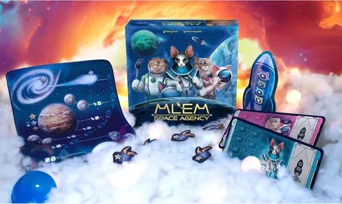 Vista 6 de Rebel Studio MLEM: Juego de mesa de la agencia espacial – ¡Aventuras Perfectas de Gastronautas! Juego de estrategia con dados, divertido juego