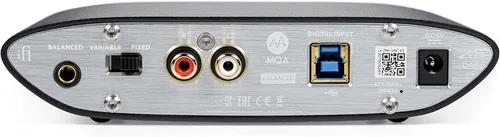 Vista 2 de iFi Zen DAC V2 Convertidor de señal digital analógica de escritorio con entrada USB 3.0 B solamente/Salidas: 6.3mm desequilibrado / 4.4mm