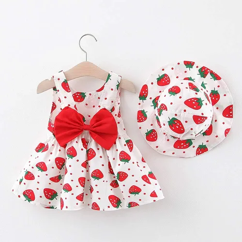 Vista 2 de IDOPIP Vestido de tutú para niña de verano, sin mangas, espalda descubierta, vestido de fiesta de cumpleaños, vestido de fiesta de flores con lazo