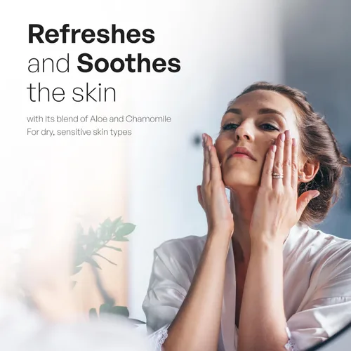 Vista 5 de Refinee Limpiador facial nutritivo diario de té verde y manzanilla para hombres y mujeres, reversión de la edad, purifica, suaviza y nutritiva