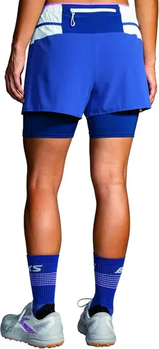 Vista 2 de Brooks Pantalones cortos 2 en 1 de punto alto de 3