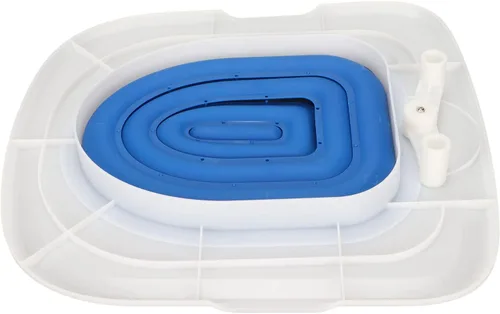 Vista 7 de Kit de entrenamiento de inodoro para gatos, tapete reutilizable para arena para cachorros y gatos, asiento de orinal para gatito, fuerte capacidad