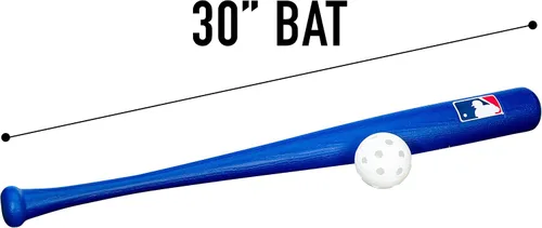 Vista 3 de Franklin Sports MLB Kids Baseball Bat and Ball Set - Lightweight 30" Youth Plastic Bat - Multiple