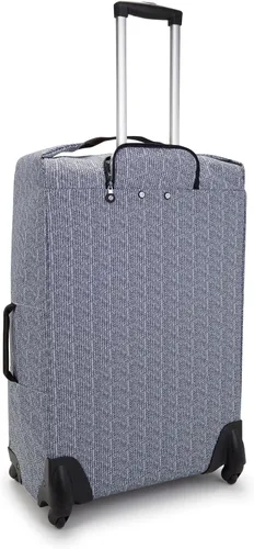 Vista 2 de Kipling Darcey - Equipaje grande de 29 pulgadas con ruedas giratorias de 360 grados para mujer, Simply Chevron, Darcey - Equipaje grande de 29