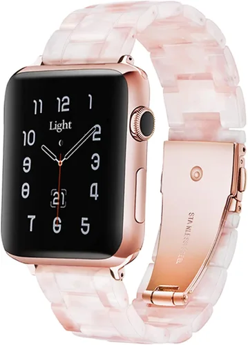 Vista 27 de Bandas para Apple Watch Light House - Correas de resina ligera de moda para iWatch para mujeres y hombres 38mm/40mm/41mm/42mm (Series 11 10)