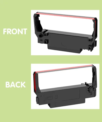 Vista 3 de Cinta de impresora compatible ERC30 ERC34 ERC38 de repuesto para ERC-30 ERC-34 ERC-38 ERC 30 34 38 de cinta de tinta para caja registradora