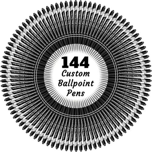 Vista 52 de 12 bolígrafos personalizados a granel, bolígrafos personalizados con grabado personalizado con nombre o texto, regalo ideal de aniversario
