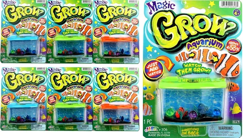 Vista 7 de JA-RU Magic Grow-Acuario - Juego de juguetes de crecimiento de peces (1 unidad) Juguetes de expansión de agua Animales que crecen en agua Juguetes
