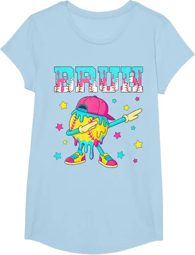 Vista 15 de Baseball Life Style 101 Apparel Youth Drip Baseball Boys Kid Camiseta