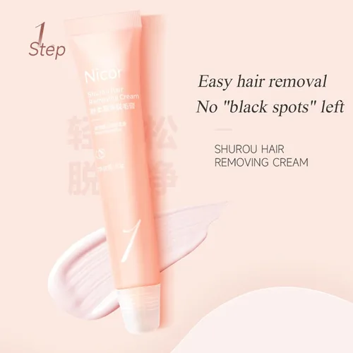 Vista 3 de Kit de crema depilatoria facial, removedor de vello íntimo/privado, loción de crema depilatoria sin dolor para cara, piernas, brazos, axilas y todo