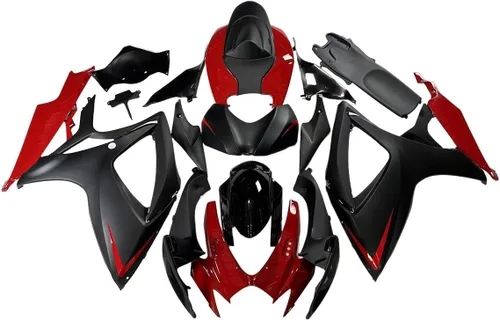 Vista 18 de Kit completo de carenado de inyección para Suzuki GSXR600 GSXR750 2006 2007 K6 06 07 GSXR 600 GSXR 750 GSX-R600 GSX-R750 motocicleta ABS plásticos