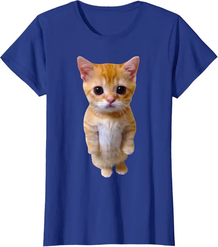 Vista 45 de El Gato Meme Sad Crying Cat Munchkin Kitty Meme Camiseta de moda Small Negro