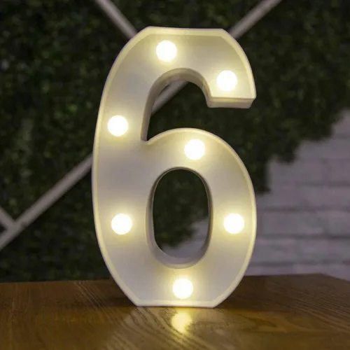 Vista 42 de anso Letras LED del alfabeto con números iluminados, letras de plástico blanco, decoración de pie de la A a la Z 0 ~ 9 (rosa corazón)