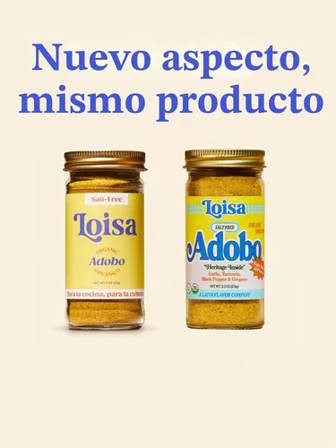 Vista 3 de Loisa Condimento Adobo sin sal, USDA orgánico, sin OMG, sin MSG, sin conservantes, sin colorantes artificiales, sin sabores artificiales, sabor