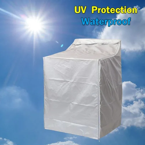 Vista 8 de QLLY Cubierta para lavadora/secadora para máquina de carga superior – Impermeable, a prueba de polvo, a prueba de sol, A29"P28"Al43" Adecuada