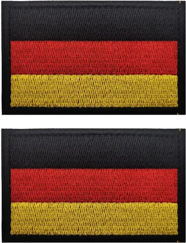 Vista 102 de 2 unidades AliPlus Parches de bandera de Afganistán bordados, parches tácticos militares de moral con gancho y bucle
