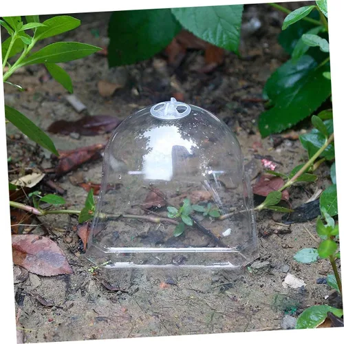 Vista 9 de MERRYHAPY Cubiertas de campana de cúpula de plantas de material resistente fabricado para jardinería y protección de invierno