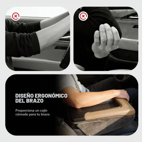 Vista 7 de PIT66 Kit de reposabrazos de consola central, compatible con Silverado Avalanche Suburban Tahoe Sierra Yukon Beige 99-07 Chevy/GMC 1999-2007 (beige)