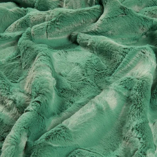 Vista 3 de Shannon Minky Luxe Cuddle Mirage Basil, tela por yarda