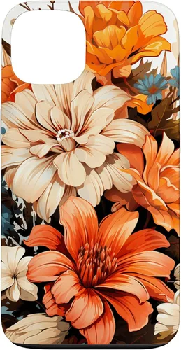 Vista 7 de Funda para iPhone 11 Pro Max Vintage Autumn Flower Fall Pumpkin Girl Women Fall