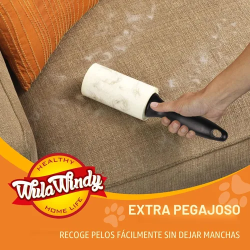 Vista 2 de WulaWindy Rodillo de Pelusa para Pelo de Mascotas, Rodillos de Pelusa Extra Adhesivos Removedor de Pelo de Mascotas para la Ropa, Paquete de Valor