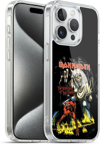 Vista 195 de Head Case Designs Funda de gel suave con licencia oficial de Iron Maiden Brave New World, compatible con Apple iPhone 7 Plus/iPhone 8 Plus Nuevo